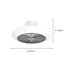 EGLO Sayulita 40w 3 Speed Ceiling Fan with 30w CCT LED Light and Remote