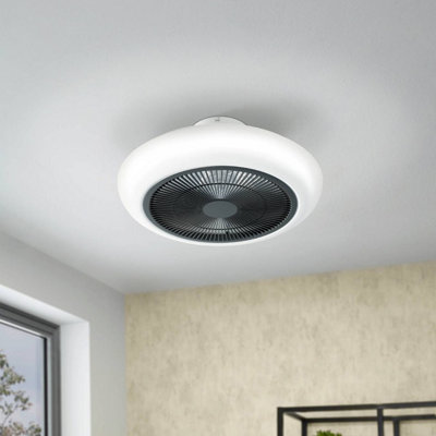 EGLO SAYULITA 40w 3 Speed Ceiling Fan with 30w CCT LED Light and Remote ...