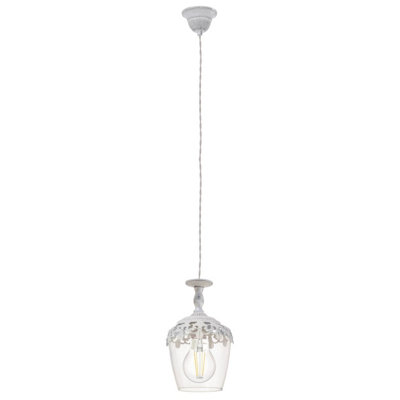 EGLO Single Pendant Light E27 White SUDBURY (21)
