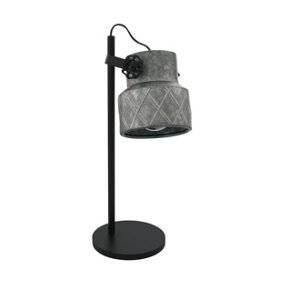 EGLO Table Lamp Black/Grey HILCOTT (21)