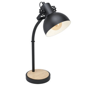 EGLO Table Lamp Black/Wood LUBENHAM (21)