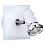 EGLO Tamara 1 White Metal 1 Light (included) IP44 Bathroom Spot / Wall Light, (D) 12cm