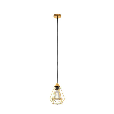 EGLO Tarbes Gold Metal 1 Light Fitting, (D) 17.5cm (21) | DIY at B&Q