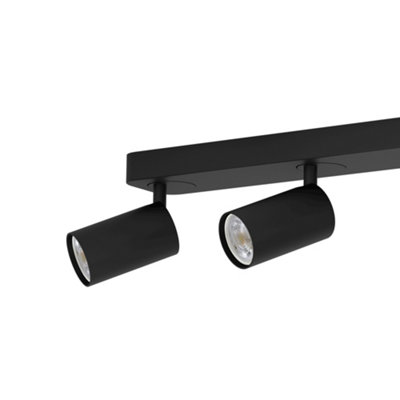 Eglo Telimbela-Z Black Steel Smart Control, Colour Changing 4 Light Spotlight