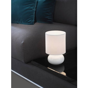 EGLO Trondio White Ceramic Modern Table Lamp