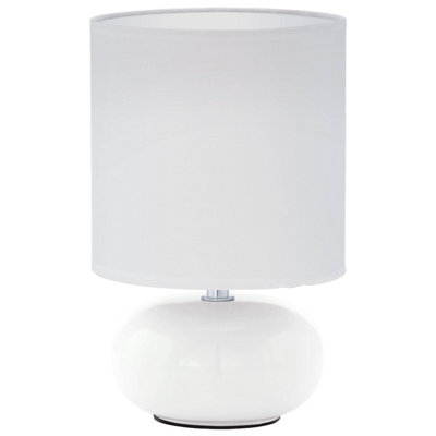 EGLO Trondio White Ceramic Modern Table Lamp