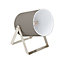 EGLO Villabate 1 Taupe Metal Desk Table Lamp, (D) 18.5cm