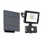 EGLO Villagrappa Black Plastic Solar Outdoor Sensor Light, 3000K