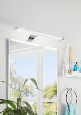 EGLO Vinchio Chrome Steel Mirror Light