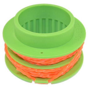 EGO Grass Strimmer/Trimmer Spool and Dual Line 2.4mm x 4.5m Twisted Line by Ufixt