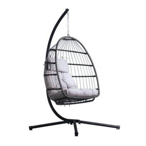 Egotistic Pod Chair - H191 x W107 x L124 cm - Grey