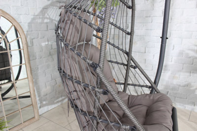 Egotistic Pod Chair - H191 x W107 x L124 cm - Grey