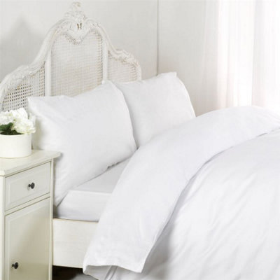 Egyptian Cotton 12" Fitted Sheet 200 Thread Count Double