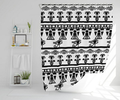 Egyptian Eye Of Horus Heiroglyphs (Shower Curtain) / Default Title