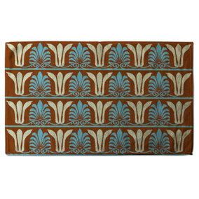 Egyptian Flower Ornament Pattern (Bath Towel) / Default Title