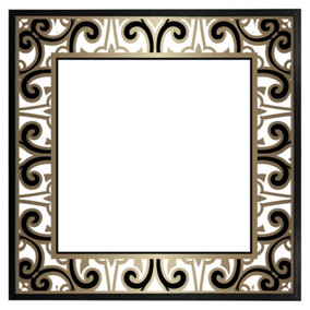 Egyptian frame (Picutre Frame) / 12x12" / White