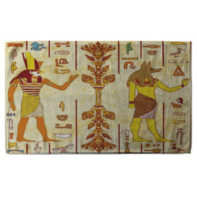 Egyptian Gods & Ancient Egyptian Hieroglyphs (Bath Towel) / Default Title