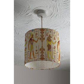 Egyptian Gods & Ancient Egyptian Hieroglyphs (Ceiling & Lamp Shade) / 25cm x 22cm / Ceiling Shade