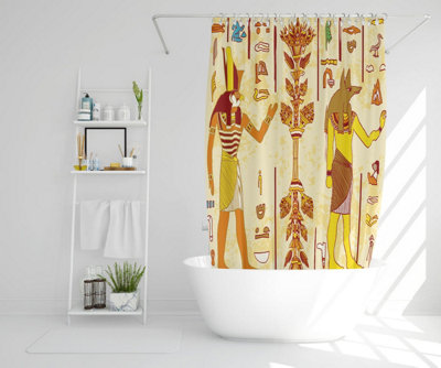 Egyptian Gods & Ancient Egyptian Hieroglyphs (Shower Curtain) / Default Title Price Comparisons | Compare The Build