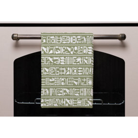Egyptian hieroglyphic decorative background (Kitchen Towel)
