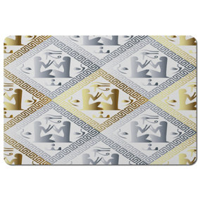 Egyptian Hieroglyphs in Gold & Silver (Placemat) / Default Title