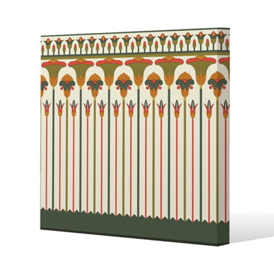 Egyptian Ornament (Canvas Print) / 101 x 101 x 4cm Price Comparisons | Compare The Build