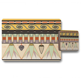 Egyptian pattern (Placemat & Coaster Set) / Default Title