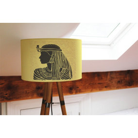 Egyptian Women on Yellow (Ceiling & Lamp Shade) / 45cm x 26cm / Ceiling Shade