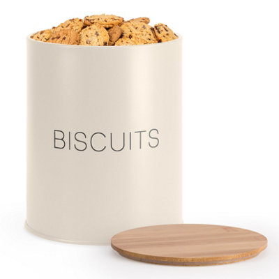 EHC Biscuit Tin Air tight Jar, Cookie Jar Container, Biscuit