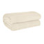 EHC Cotton Soft Hand Woven Reversible Lightweight Cream Adult Cellular Blanket, Single 180 x 230cm