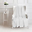 EHC Cotton Soft Hand Woven Reversible Lightweight White Adult Cellular Blanket, Single 180 x 230cm
