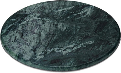 EHC Large Cheese Board Chopping Board for kitchen, Serving Board Platter Tray Marble Green 30cm Chapati Board