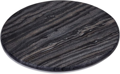 Ehc Large Cheese Board Chopping Board for Kitchen, Serving Board Platter Tray Marble Grey 30cm Chapati Board