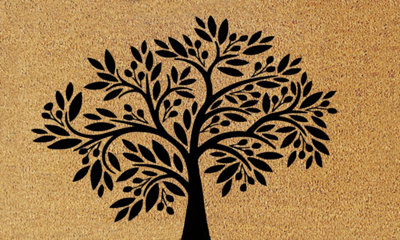 EHC Large Infinity Tree Patterned ,Decorative, PVC Backed Heavy Duty ...