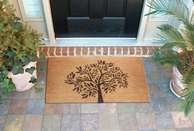 EHC Large Infinity Tree Patterned ,Decorative, PVC Backed Heavy Duty ...