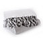 EHC Luxury Pack of 2 Chevron Cotton Single Sofa Throw Blanket, 125x 150cms - Grey