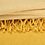 EHC Luxury Pack of 2 Chevron Cotton Single Sofa Throw Blanket, 125x 150cms - Yellow