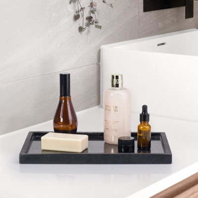 EHC Natural Marble, Bathroom Vanity Tray, Tray Bathroom, Decorative ...
