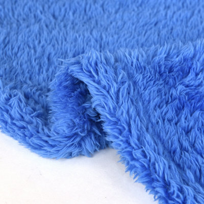 EHC Teddy Super Soft Fleece Warm Throw Thermal Sofa Blanket 130 x 170cm - Blue - 4