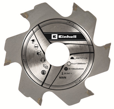 Einhell 100mm x 22 6T TCT Circular Saw Blade