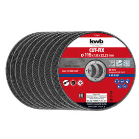 Einhell 10pc 115mm Angle Grinder Cutting Discs