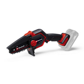 Einhell 12.5cm Power X-Change Cordless Mini Chainsaw Handheld Pruning Saw 18V Brushless GE-PS 18/15 Li BL-Solo - Body Only