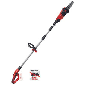 Einhell 17cm Power X-Change Cordless High Reach Chainsaw Polesaw Up to 2.77 Metres - GE-LC 18 Li T-Solo - Body Only