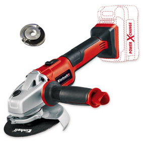 Einhell 18v Cordless Brushless Angle Grinder 115mm Axxio + Quick Release Nut