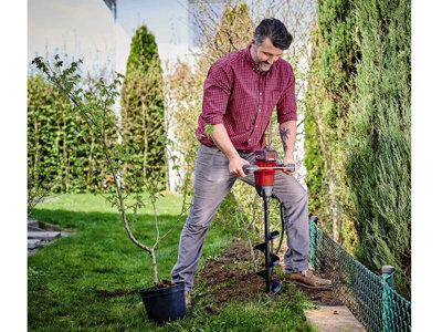 Einhell 18v Cordless Earth Auger Power X-Change + Drill + 2.5AH Charging Kit