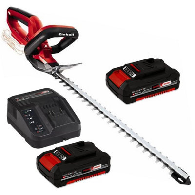 Einhell 18v Cordless Hedge Trimmer PXC 46cm GC-CH 1846 Li + 2 x 2.0ah Batteries