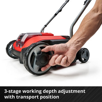 Einhell 18V Cordless Lawn Scarifier Aerator Brushless 28cm GC-SC 18/28 Li +2.5ah