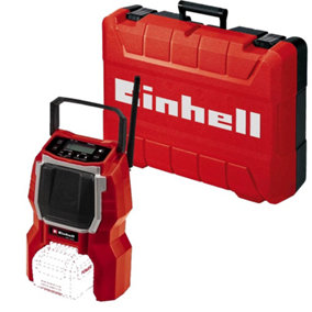 Einhell 18V Cordless Site Radio Bluetooth Speaker TC-SR 18 Li BT Audio + Case