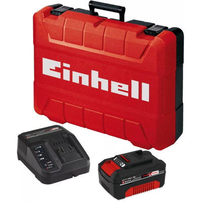 Einhell 18v Power X-Change PXC Starter Kit - 1x 4.0Ah Battery + Charger + E-Case