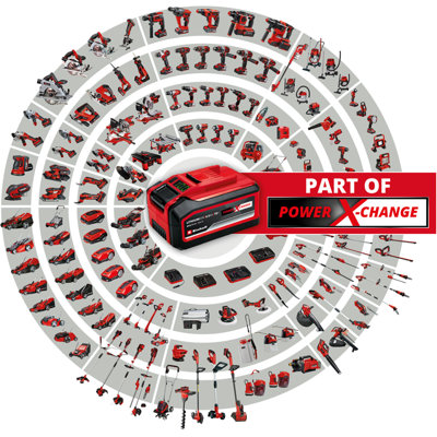 Einhell 2.5Ah Battery Power X-Change 18V Compatible With All Power X-Change Products - Lithium Ion - Up To 750W Power Delivery